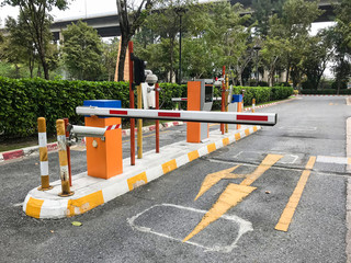 Checkpoint Blocker Closed Car Park Entry