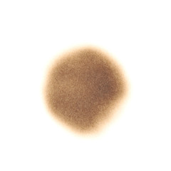 Paper burn mark stain isolated