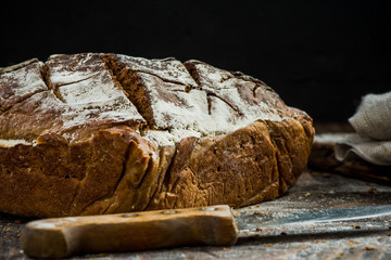 Traditional artisan bakery, fresh bread