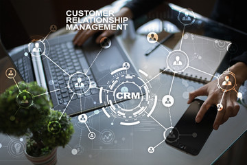 CRM. Customer relationship management concept. Customer service and relationship.