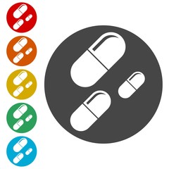 Pills icon, Medicine Pills 