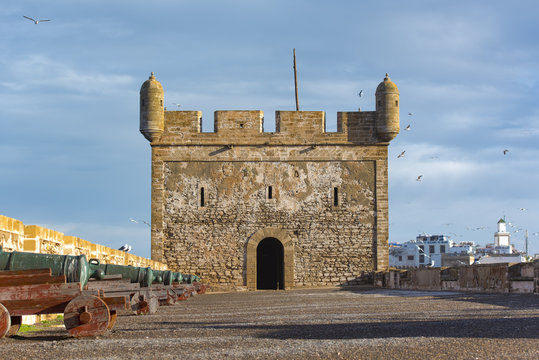 Sqala du Port, fort of Essaouira in Morocco, high resolution picture