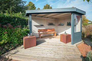 Characteristic gazebo with opportunity to relax