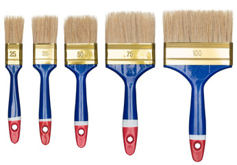 Paint brushes isolated