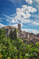 Impression of the village Viviers in the Ardeche region of France