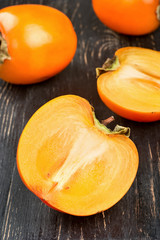 Fresh persimmon fruit