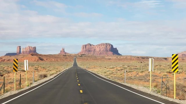 close view driving on  hwy 163 of saddleback mesa and monument valley in utah, usa