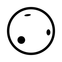 Sport equipment simple billiards icon