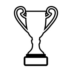 Sport equipment simple cup icon