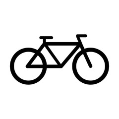 Sport equipment simple bicycle icon