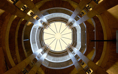 Ceiling of the German/French cathedral at Gendarmenmarkt market in Berlin