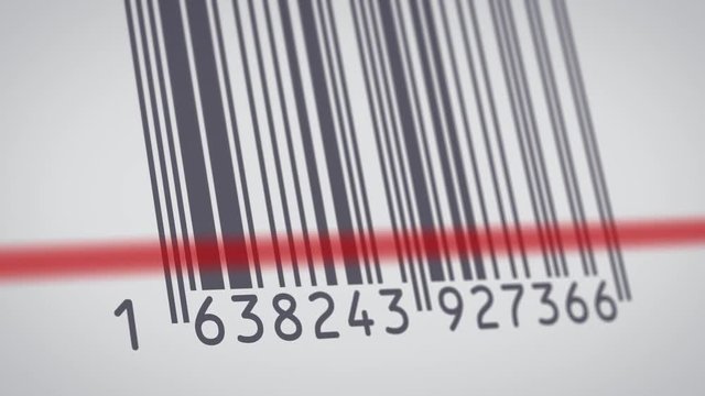 barcode symbol closeup