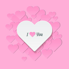 Pink Love Background