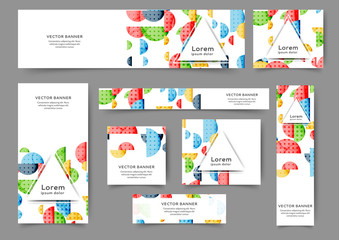 Fototapeta premium Web banner templates