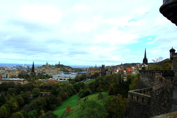 Naklejka premium Edinburgh City