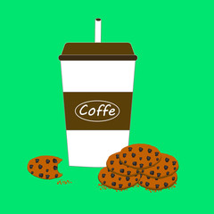 jar of coffee and cookies