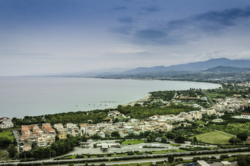 Sicily north coast near the town of patti