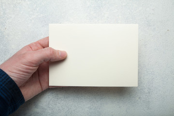 Beige sheet of A5 paper in a European hand.