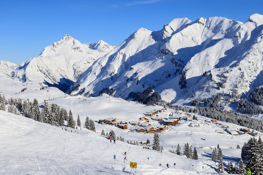 Skiing at Serfaus / Fiss, Austria