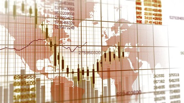 Stock Market Exchange Investment Trading Data Showing Profits