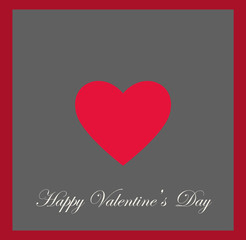 Romantische Valentinstagskarte