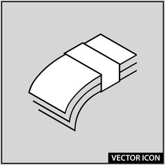 Obraz premium icon of financial instruments, vector graphic symbol