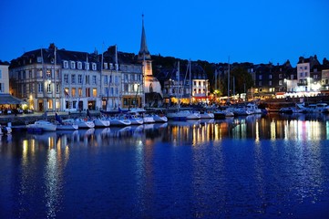 Honfleur, Normandia, Senna