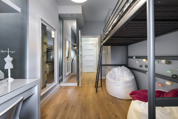 Modern teenager room