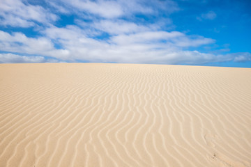 Fototapeta na wymiar sand dunes pattern in fuerteventura