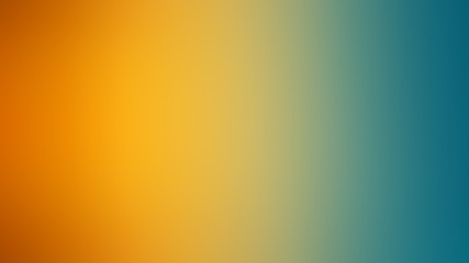 Abstract gradient blur background orange and green color - obrazy, fototapety, plakaty