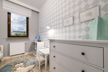 Small child room in modern apartment
