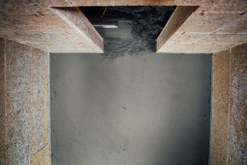 New Concrete Floor Top View New Concrete Floor Top View