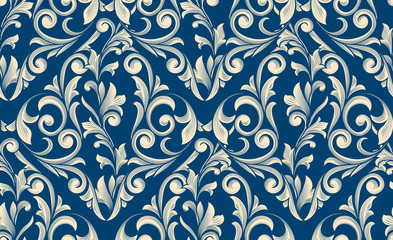 Seamless retro decorative pattern