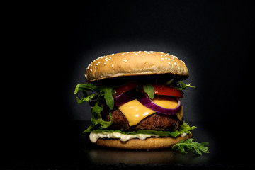 Fresh tasty burger