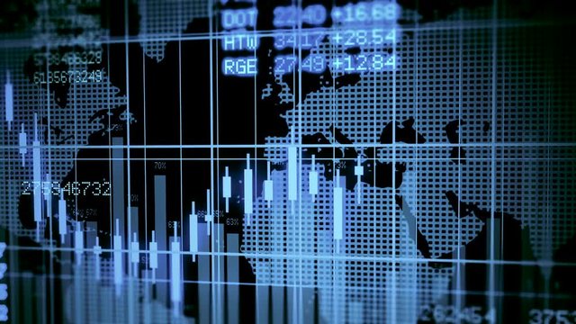 Corporate Business Finance Sales Data Profits Charts Background