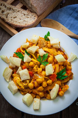 chickpeas with chicken
