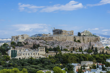 Fototapeta na wymiar acropolis of athens