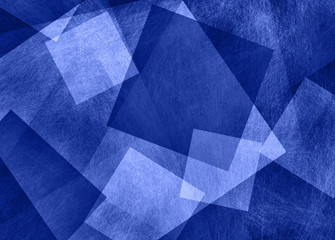 Obraz na płótnie Canvas blue and white abstract background with diamond block and triangle shapes in geometric pattern, modern graphic art design