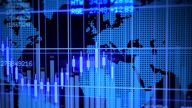Corporate Business Finance Sales Data Profits Charts Background