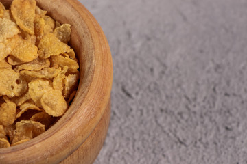 corn cereals in bowl