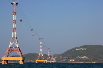 Seilbahn zwischen Vinpearl und Nha Trang Vietnam