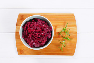 pickled red cabbage