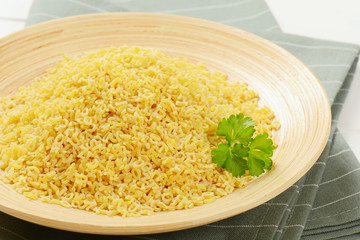 uncooked alphabet pasta