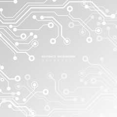 Circuit board, technology background. Vector illustration. EPS 10