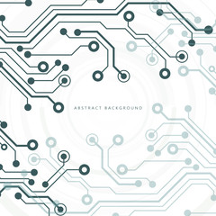 Circuit board, technology background. Vector illustration. EPS 10