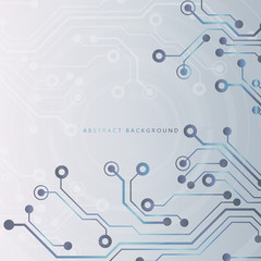 Circuit board, technology background. Vector illustration. EPS 10