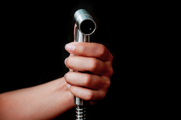  bidet shower in hand