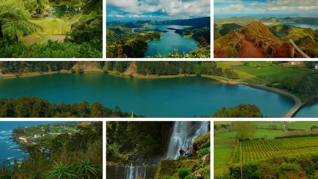 The Azores Collection: A video postcard of some of the most famous landmarks in the island of Sao Miguel, The Azores, Portugal including Lagoa das Sete Cidades and Porto Formoso tea plantation