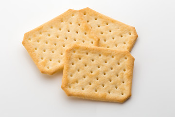 Toast bread isolated on the white background.