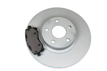 Brake disc and pads
